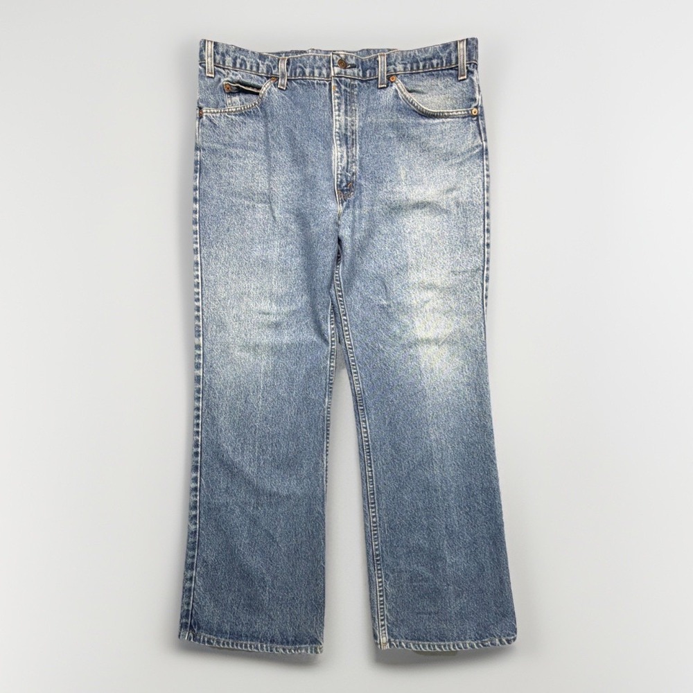 VINTAGE Levi's 517 Bootcut Orange Tab Jeans‎ Men's 40x30 (Fits 38x28)